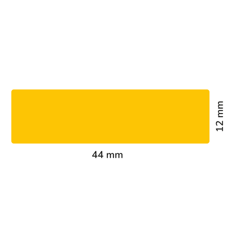 Étiquette rectangulaire 44x12mm | Info-tri
