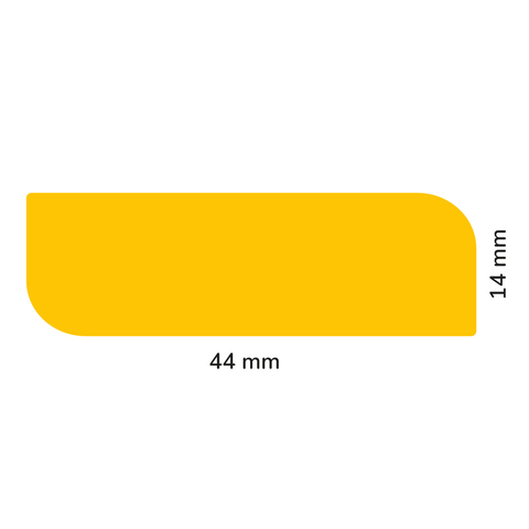 Étiquette 44x14mm | Info-tri