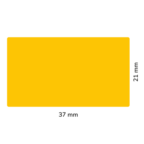 Étiquette rectangulaire 37x21mm | Info-tri