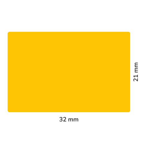 Étiquette rectangulaire 32x21mm | Info-tri