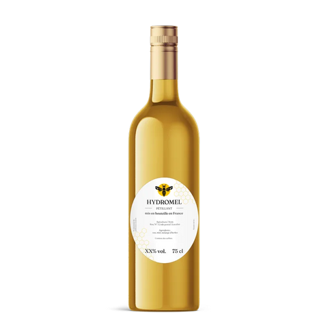Charmant Charly –  Étiquette hydromel 75 cl – 80 × 100 mm ovale