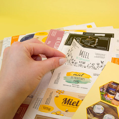 Échantillons de supports et de designs