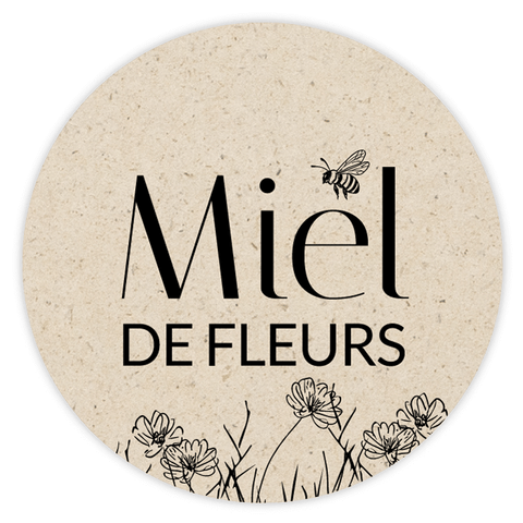 Douce Dominique – Étiquette de couvercle 1kg