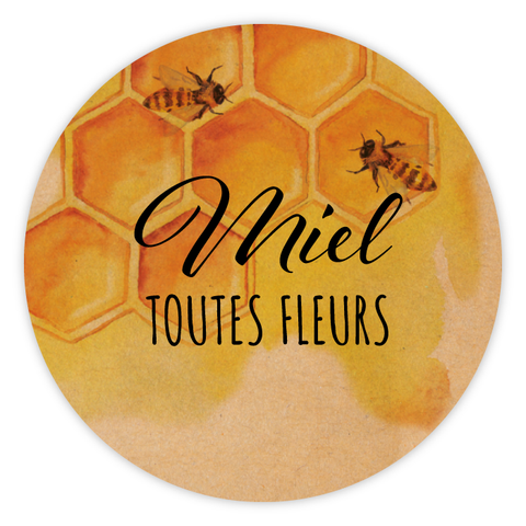 Lumineuse Léa – Étiquette de couvercle 500g