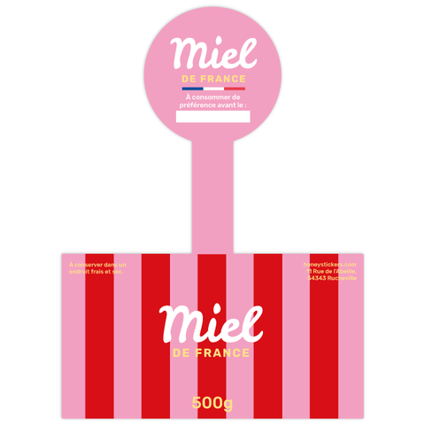 Rayonnante Rosalie – Étiquette de scellage 500g