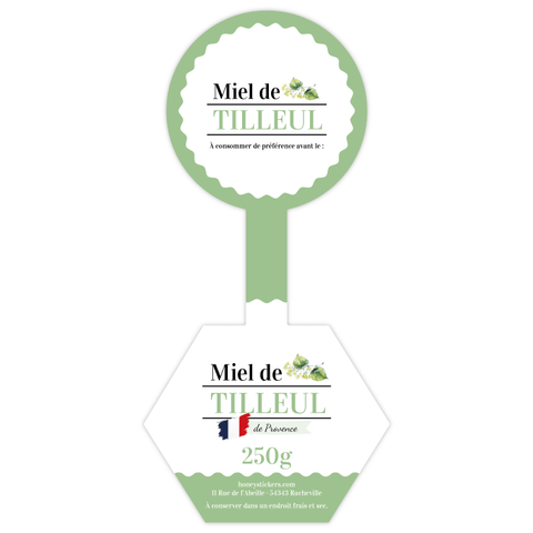 Romantique Romain – Étiquette de scellage hexagone 250g