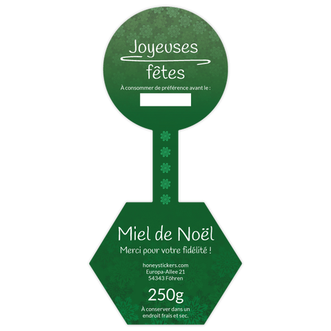 Nordique Nora – Étiquette de scellage hexagone 250g