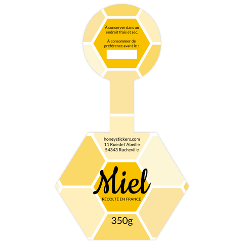 Sympathique Suzanne – Étiquette de scellage hexagone 350g