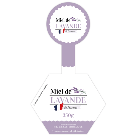 Romantique Romain – Étiquette de scellage hexagone 350g