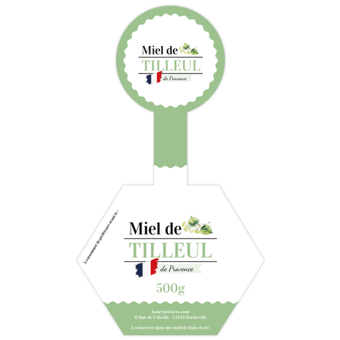 Romantique Romain – Étiquette de scellage hexagone 500g