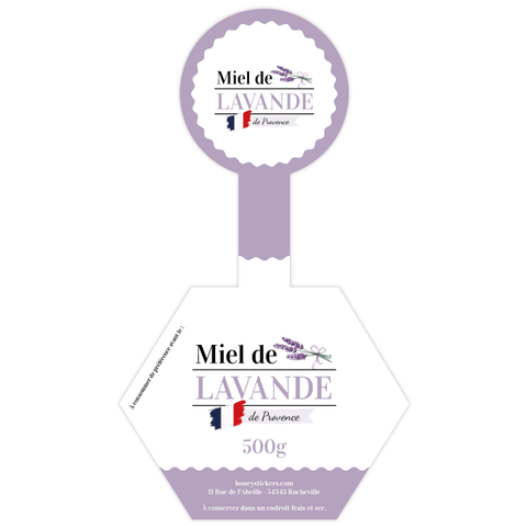 Romantique Romain – Étiquette de scellage hexagone 500g