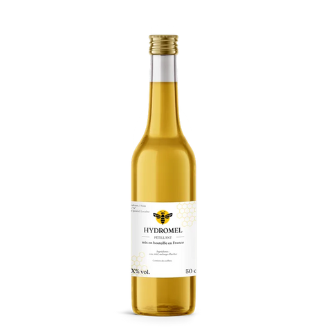Charmant Charly –  Étiquette hydromel 50 cl – 80 × 80 mm carrée