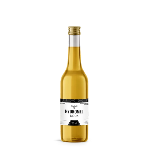 Moderne Marlo – Étiquette hydromel 20 cl – 70 × 60 mm rectangulaire