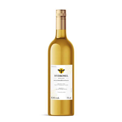 Charmant Charly –   Étiquette hydromel 75 cl – 65 × 100 mm rectangulaire