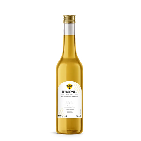 Charmant Charly – Étiquette hydromel Étiquette hydromel 50 cl – 65 × 100 mm rectangulaire à coins arondis