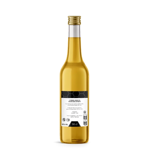 Moderne Marlo – Étiquette arrière hydromel 50 cl – 60 × 80 mm rectangulaire