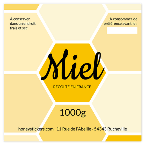 Sympathique Suzanne – Étiquette rectangulaire 1kg