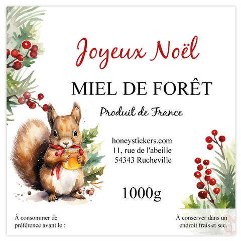 Merveilleux Mathieu – Étiquette rectangulaire 1kg