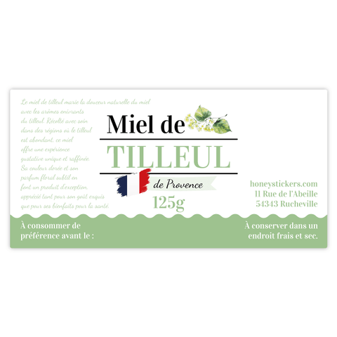 Romantique Romain – Étiquette rectangulaire 125g