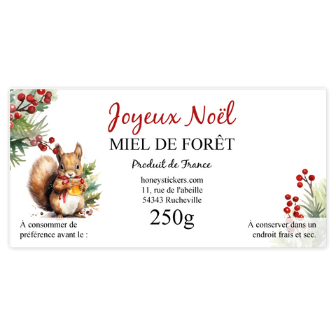 Merveilleux Mathieu – Étiquette rectangulaire 250g