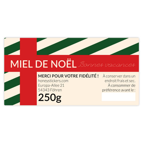 Festif Félix – Étiquette rectangulaire 250g