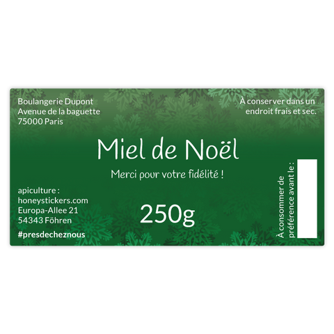 Nordique Nora – Étiquette rectangulaire 250g