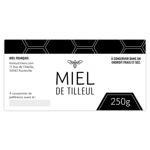 Moderne Marlo – Étiquette rectangulaire 250g