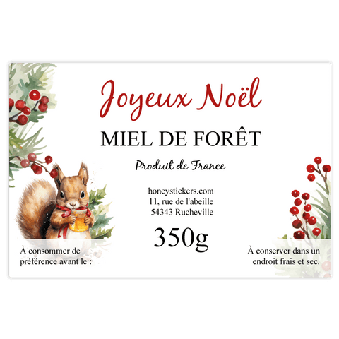 Merveilleux Mathieu – Étiquette rectangulaire 350g