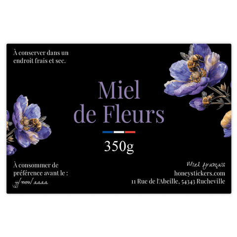 Élégante Elena – Étiquette rectangulaire 350g