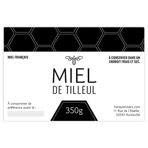 Moderne Marlo – Étiquette rectangulaire 350g
