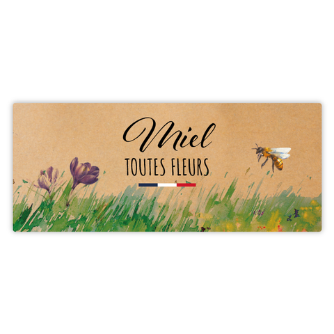 Lumineuse Léa – Étiquette rectangulaire 50g