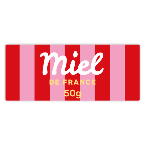 Rayonnante Rosalie – Étiquette rectangulaire 50g