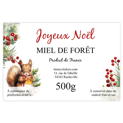 Merveilleux Mathieu – Étiquette rectangulaire 500g