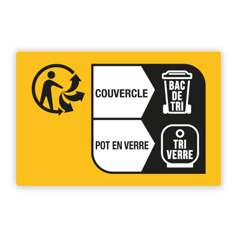 Étiquette rectangulaire 32x21mm | Info-tri