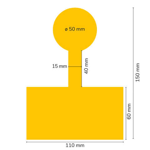 Élégante Elena – Étiquette de scellage 500g