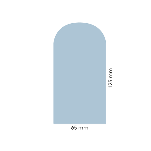 Moderne Marlo – Étiquette hydromel Étiquette hydromel 75 cl – 65 × 125 mm rectangulaire à coins arondis