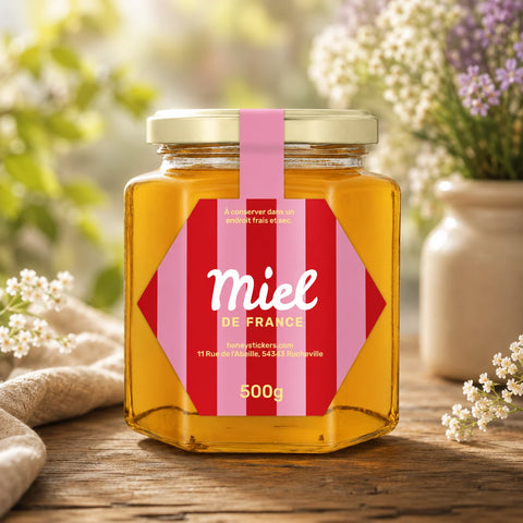 Rayonnante Rosalie – Étiquette de couvercle 1kg