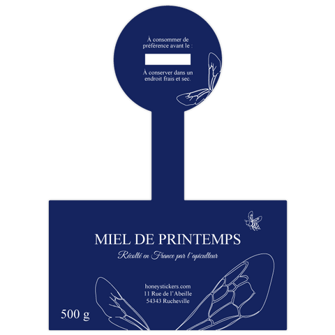 Bleu Bernard – Étiquette de scellage 500g