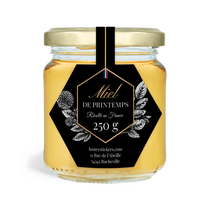 Étiquettes pour pots de miel – Créez vos étiquettes personnalisées