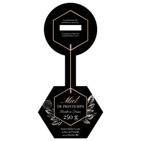 Noble Norbert – Étiquette de scellage hexagone 250g