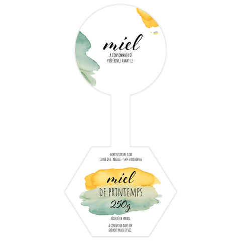 Joyeuse Julie – Étiquette de scellage hexagone 250g