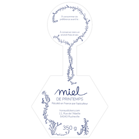 Classique Chloé – Étiquette de scellage hexagone 350g