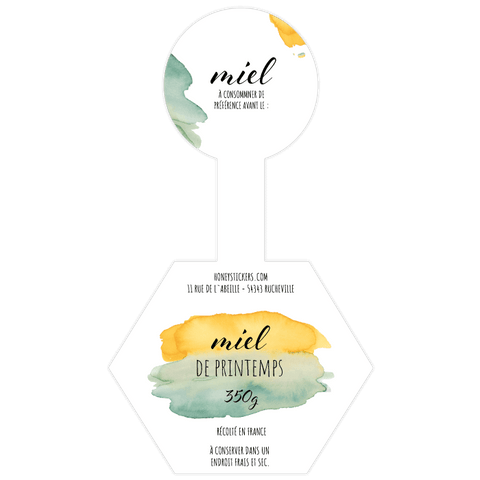 Joyeuse Julie – Étiquette de scellage hexagone 350g