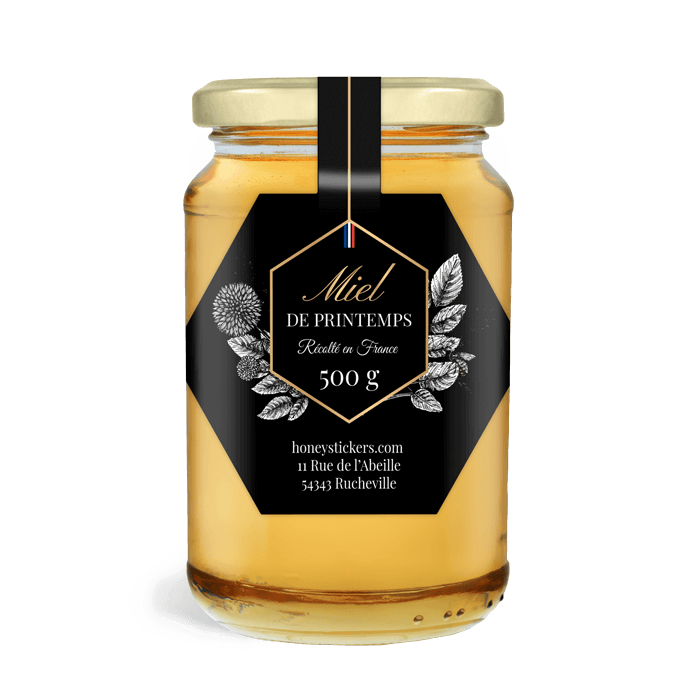 Étiquettes de Noël pour pot de miel - honeystickers.com – fr.honeystickers