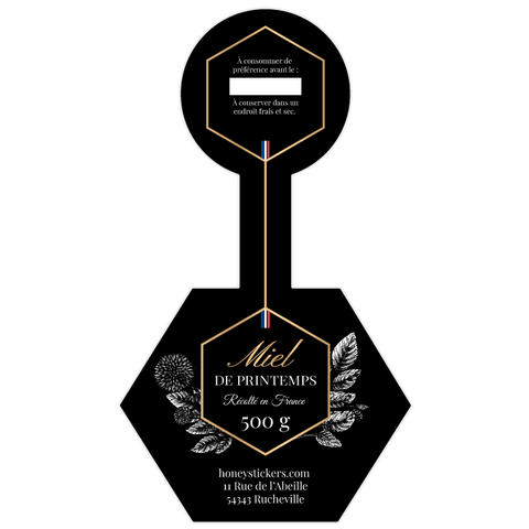 Noble Norbert – Étiquette de scellage hexagone 500g