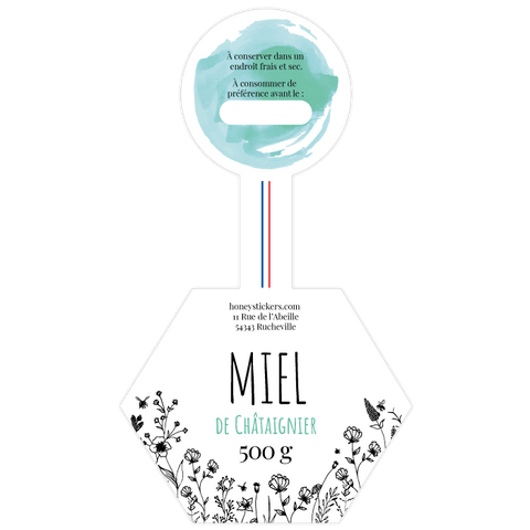 Magnifique Maureen – Étiquette de scellage hexagone 500g