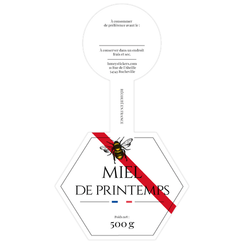 Fameux François – Étiquette de scellage hexagone 500g