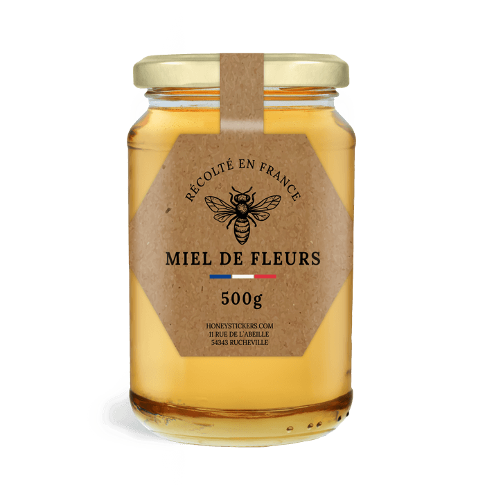 Étiquettes de Noël pour pot de miel - honeystickers.com – fr.honeystickers