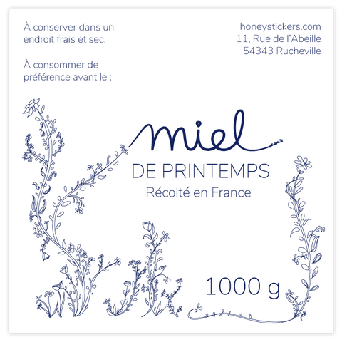 Classique Chloé – Étiquette rectangulaire 1kg