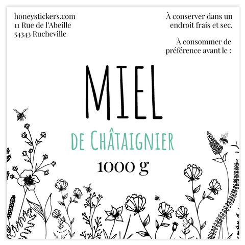 Magnifique Maureen – Étiquette rectangulaire 1kg